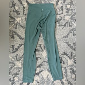 Lulu Lemon Teal Align 25” Leggings (lightly worn)